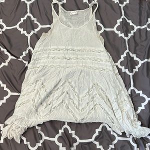 Free People Lace Tunic Top